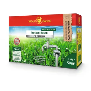WOLF-Garten Wolf Garten L-TP 50 Trockenrasen Premium 1,5 kg Faltschachtel)
