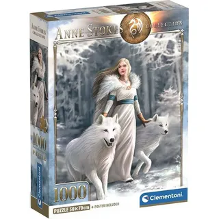 Clementoni - Puzzle Anne Stokes: Winter guards - 1000 dielov