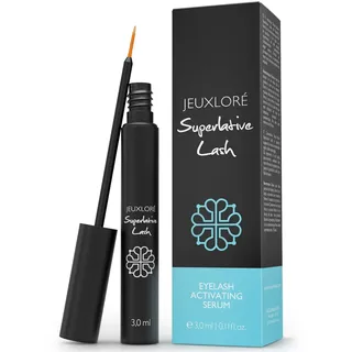 JEUXLORÉ Superlative Lash Wimpernserum & Augenbrauen Serum für besseres Wachstum von Wimpern & Brauen - Testsieger - 3 ml