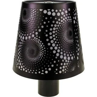 Formano Moderne LED Touch Lampe Kreise Flaschenaufsatz Stehlampe USB 3 Lichtmodi - Schwarz