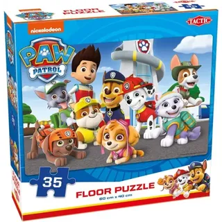Tactic Paw Patrol Bodenpuzzle - 35 Teile für Kinder, großes Puzzle