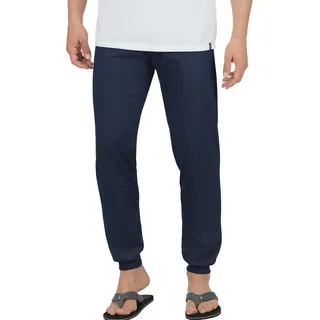 TRIGEMA Schlafanzughose Bündchen Blau 4XL