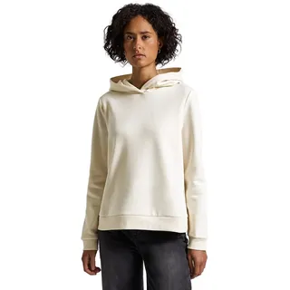 Street One Damen 3016949 Sweatshirt mit Kapuze, Soft beige, 44