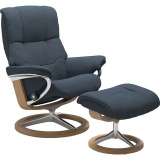 Stressless® Relaxsessel »Mayfair«, mit Signature Base, Größe S, M & L, Gestell Eiche blau