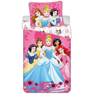 disney hercegnők Princess Herz Pink 200 x 140 cm + 70 x 90 cm