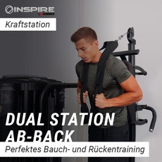 INSPIRE Kraftstation Dual Station Ab/Back - schwarz