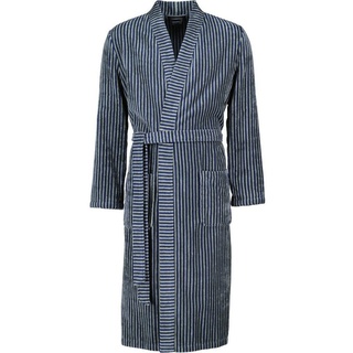 CAWÖ Cawö Bademäntel Herren Kimono Streifen 4854 blau-field - 14