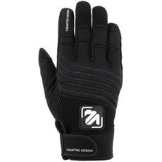 V Quattro Design Herren Handschuhe, Schwarz, Größe XL