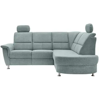 Livetastic Ecksofa , Mintgrün , Textil , Uni , Ottomane rechts, L-Form , 231x184 cm , Made in Eu , Relaxfunktion, Rücken echt, USB-Anschluss, Herz-Waage-Funktion, USB-C-Anschluss , Wohnzimmer, Sofas & Couches, Wohnlandschaften, Ecksofas