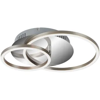 Briloner Leuchten 1 LED-Modul rechteckig Chrom-Alu