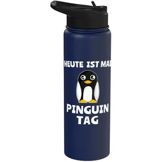 Pinguin Sprüche Pinguinmotiv Pinguinbaby Pinguinkostüm Tag Stainless Steel Insulated Water Bottle