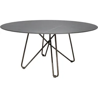 LEONIQUE LAYLA Konsolentisch 90x90x42 grau