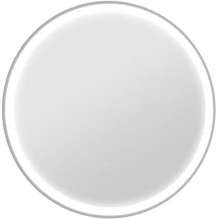 Kleankin Badezimmerspiegel, mit Touch-Funktion, Memory-Funktion, kein Beschlagen , Silberfarben , Glas , 3x60x60 cm , Badezimmer, Badezimmerspiegel, Badspiegel