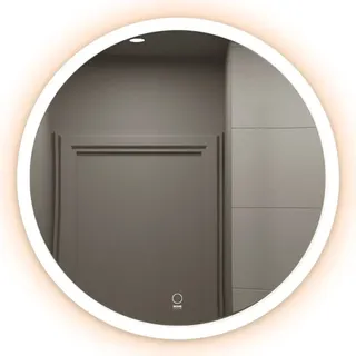 Home Deluxe - LED-Spiegel Rund - 3 verschiedene Lichtfarben - Antibeschlagssystem - 38 Watt Gesamtleistung I Wandspiegel Badspiegel Badezimmerspiegel - Variantenauswahl (EMMI - 60 cm) LED-Spiegel Spiegel Schminkspiegel