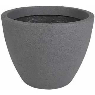 Pflanztopf grau Steinoptik Blumentopf Pflanzkübel Blumenkübel Übertopf Ø39cm