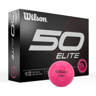 Wilson Unisex-Erwachsene Fifty Elite Golfbälle, Pink