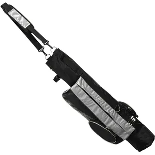 Longridge 5“ Bleistift Golftasche Schwarz/Silber