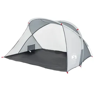 vidaXL Strandzelt 2 Personen Grau Pop-Up Wasserdicht - Grau