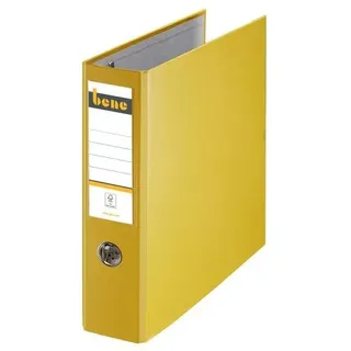 BENE Doppelordner gelb Karton 7,5 cm,