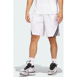adidas Legends 3-Streifen Basketball Shorts schwarz|weiß 3XL