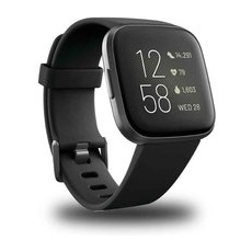 Smartwatch Gesundheit Fitness Fitbit Versa 2 Weihnachtsspezial Schwarz