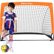Dimples Excel Fussballtor Pop Up Fussballtore für Kinder Garten Fussball Tor Football Ball Tore x1, 4'×3'