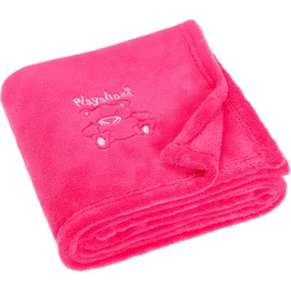 Playshoes Unisex Baby Fleece-Decke Bär 301700, 18 - Pink, 100 x 150 cm/39.4 Inch x 59 Inch