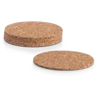 Zeller Untersetzer Natur 9,5 cm 6-tlg.