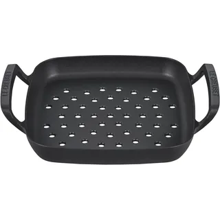 LE CREUSET Gusseisen-Grillkorb, quadratisch, für den Außenbereich