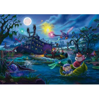 Schmidt Spiele 58046 Disney, The Rescuers, Thomas Kinkade, 1000 Teile Puzzle