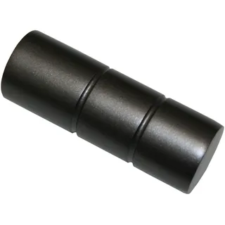 GARDINIA Gardinenstangen-Endstück Zylinder Ø 19 mm Schwarz