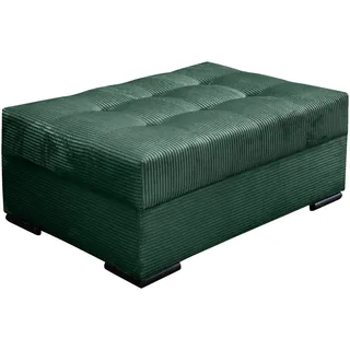Collection AB Hocker Josy 100%polyester 98 x 41 x 68 cm Dunkelgrün