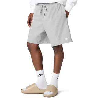 Nike Club Knit Sport-Shorts Dk Grey Heather/White S