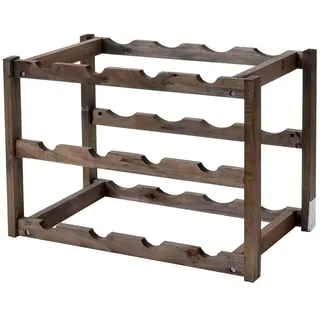 MCW Weinregal 42 x 30 x 26 cm Braun