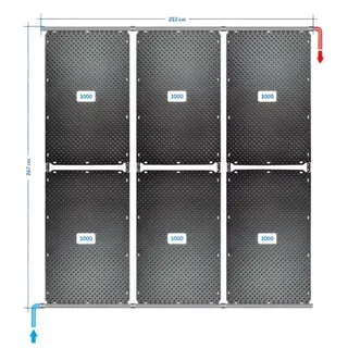 OKU Obermaier GmbH OKU Solarabsorber Pool-Solarheizung SET 12
