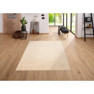 OTTO home Wollteppich "Mohan, handgeknüpft" rechteckig 25 mm Höhe echter Berber aus Marokko, reine Wolle, Woll-Shaggy, auch in rund, natur