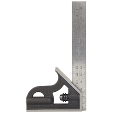 Starrett 10MH-150 Gusseisen Vierkantkopf Student Kombi Vierkant, 150 mm Größe