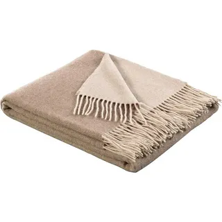 Biederlack Soft Impression im Doubleface-Look Kuscheldecke 150 x 200 cm Beige