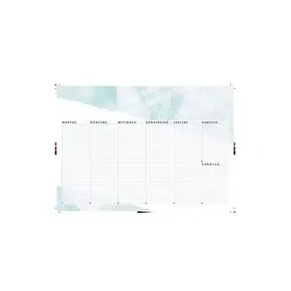 Schreibtischunterlage grün Papier 60,0 x 42,0 cm, 40 Blatt