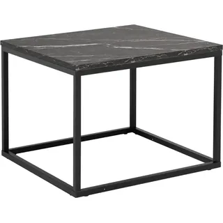 Couchtisch KADEN – schwarzer Marmor / schwarz - Schwarz
