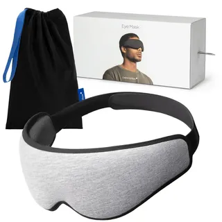 Ostrichpillow Eye Mask Sleep Mask - Schlafmaske - 100 % Verdunkelung, Kein Druck auf die Augen, Weich & Atmungsaktiv