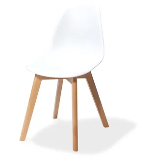 FEROS Keeve Stapelstuhl 83 x 47 x 53 cm Weiß