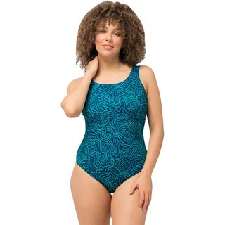 Ulla Popken, Damen, große Größen, Badeanzug Alice, Softline, Lines