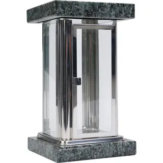 Grablampe Edelstahl Granit Oliven Grün