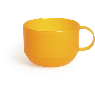 Excelsa Jumbo-Tasse Rainbow 0,50 Liter, Kunststoff, orange, 11 x 11 x 8 cm