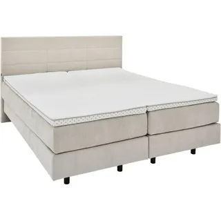 Musterring Boxspringbett, Textil, H2 + H4, 7-Zonen, Höhe ca. 22 cm, 180x200 cm, Dgm, Über- und Sondergrößen erhältlich, gepolstertes Kopfteil, Stoffauswahl, Matratze in verschiedenen Härtegraden Härtegradauswahl, Schlafzimmer, Betten, Doppelbetten