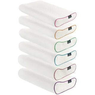 Pillowise Nackenstützkissen – Füllung mit 100% Memory Schaum, Tencel Bezug, waschbar - Blau