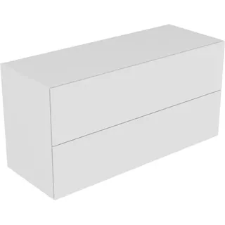 Keuco KE Sideboard, Edition 11 31326, 2 Frt.Auszüge, weiß/weiß 31327380000,