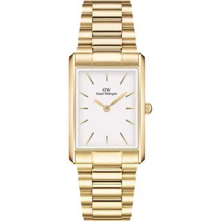 Daniel Wellington Herrenuhr Daniel Wellington Bound 3 - Link Gold 24 24 Herrenuhr Quarz, japanisch DW-DW00100703 Uhr - Weiß, Gold