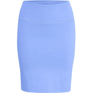 KAFFE Rock Penny Damen Rock Knielang Midirock Jersey Pencil Penny Skirt Strechy Bleistiftrock Vista Blue XS